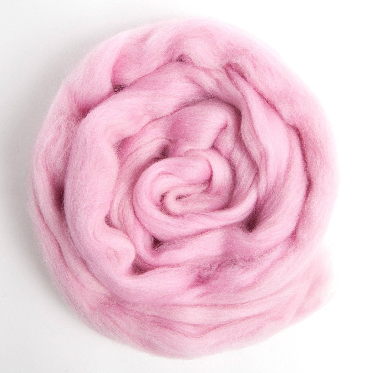 Pink Merino Roving - 1 ounce