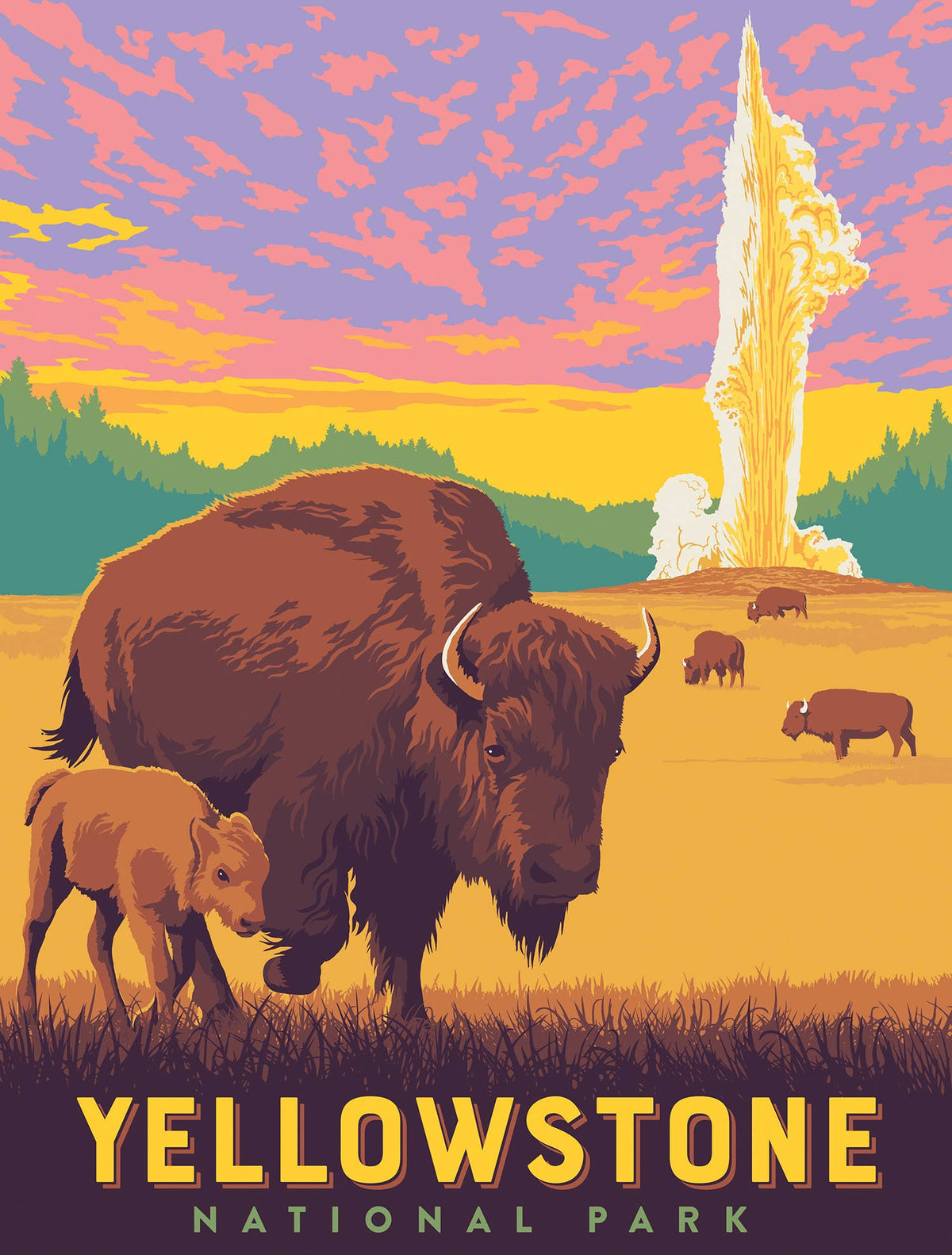 Yellowstone National Park 300 Piece Jigsaw Puzzle