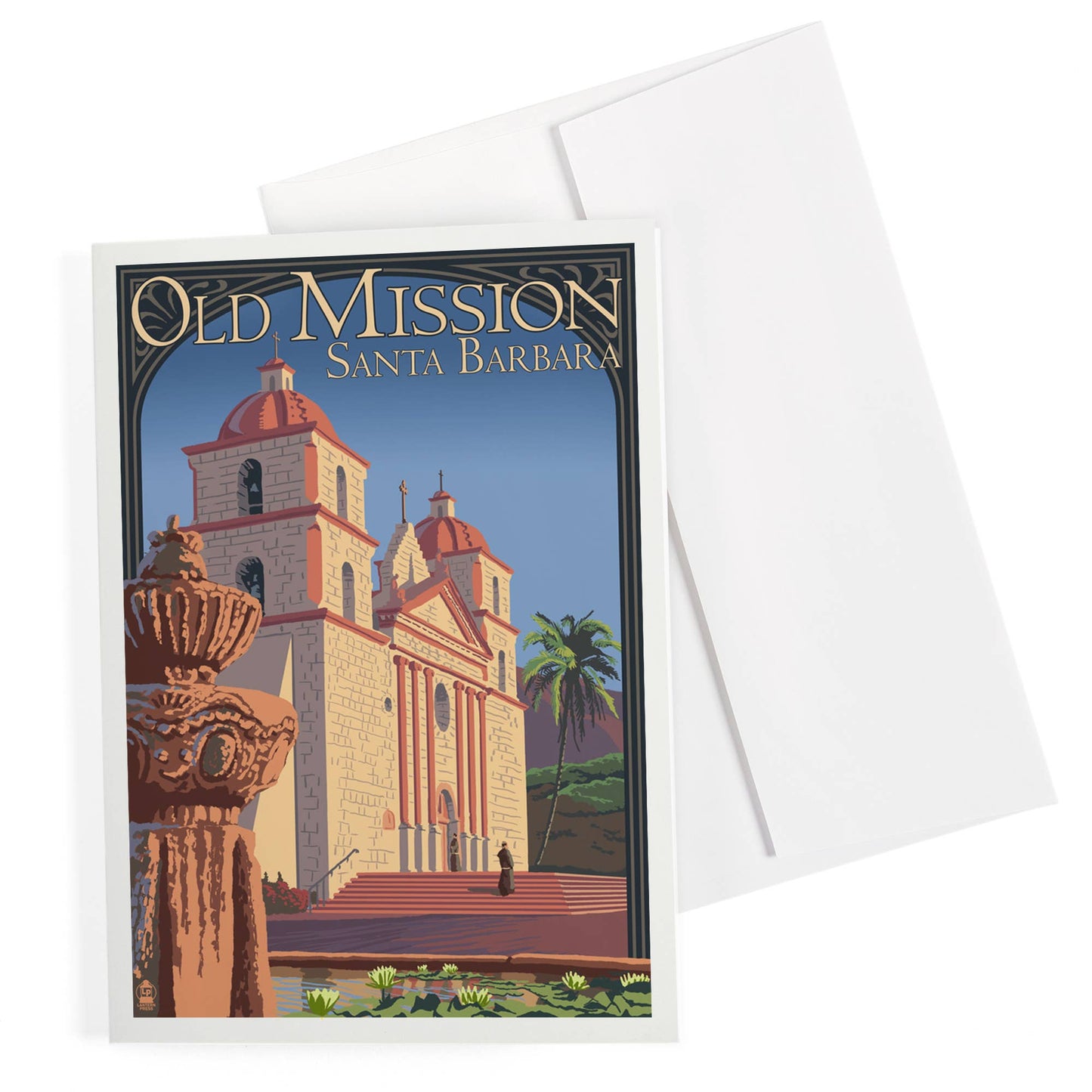 Santa Barbara Greeting Card - Old Mission
