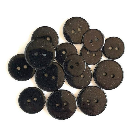 Buttons Galore - Sugar Shoppe Onyx Glitter