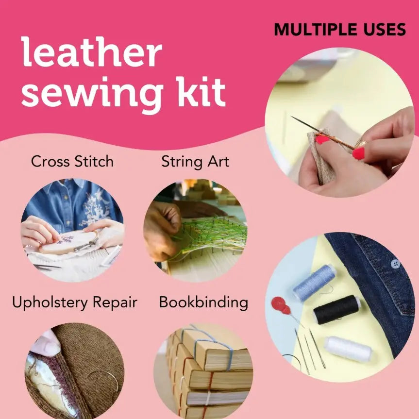 Leather sewing kit - Incraftables