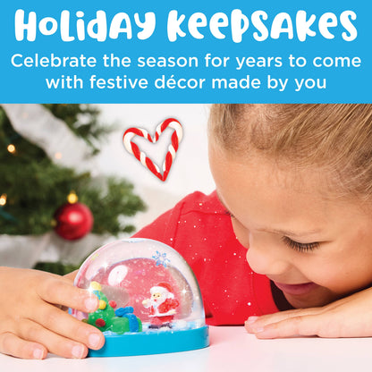 Make Your Own Holiday Snow Globes Craft Kit for Kids