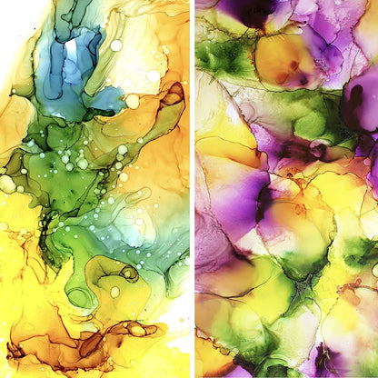 PIXISS Alcohol Ink Set of 25 - Highly Saturated