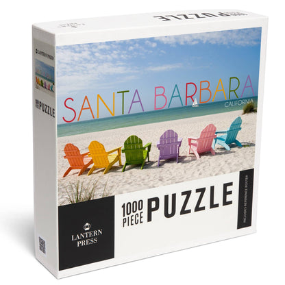 Rainbow Chair Santa Barbara 1000 Piece Jigsaw Puzzle