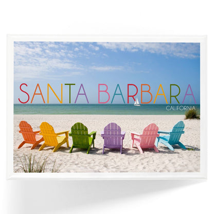 Rainbow Chair Santa Barbara Magnet