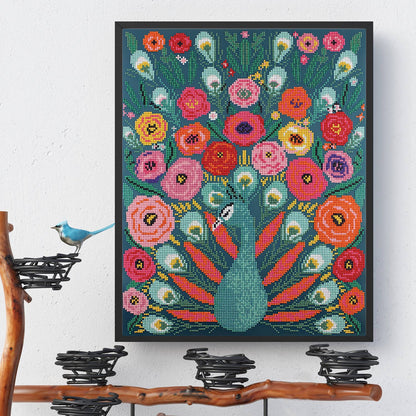 Fabulous Feathers Peacock Diamond Painting Kit