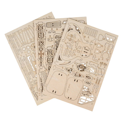 3D Wood Puzzle: Airplane
