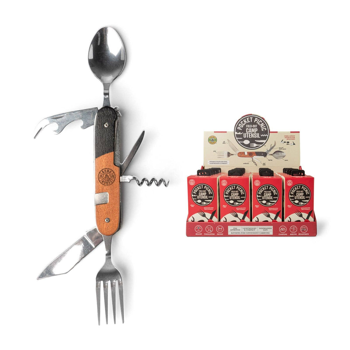 Pocket Picnic Fold-Out Camp Utensil