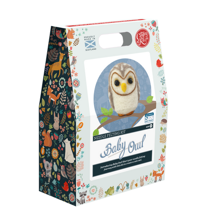 Baby Owl Needle Felting Craft Kit