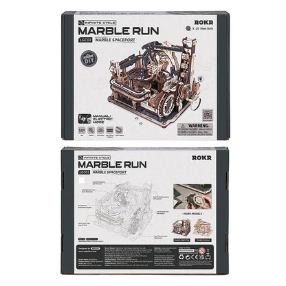 3D Wooden Puzzle - Marble Spaceport