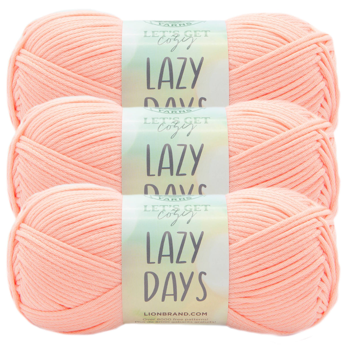 Lion Brand Yarn Lazy Days: Clay