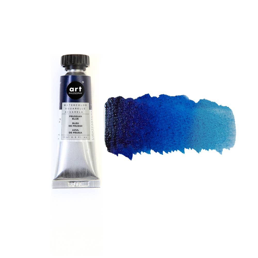 Art Philosophy® Watercolor Prussian Blue 15 ml series #1