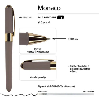 Monaco - Gray Ballpoint Pen