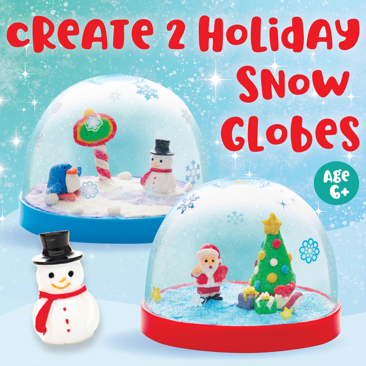 Make Your Own Holiday Snow Globes Craft Kit for Kids
