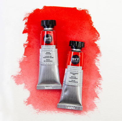 Art Philosophy® Watercolor Permanent Red 15 ml series #1