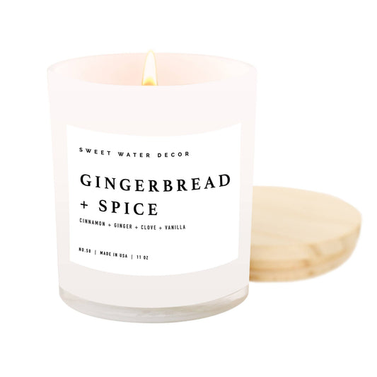 Gingerbread and Spice 11 oz Soy Candle