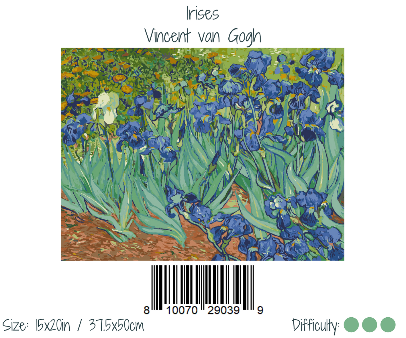 Irises, by Vincent van Gogh