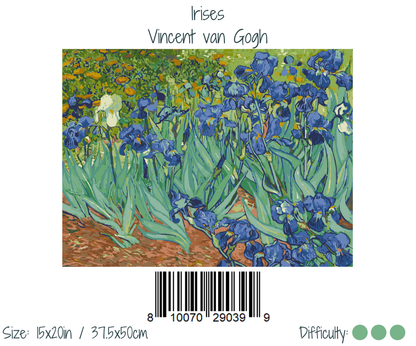 Irises, by Vincent van Gogh