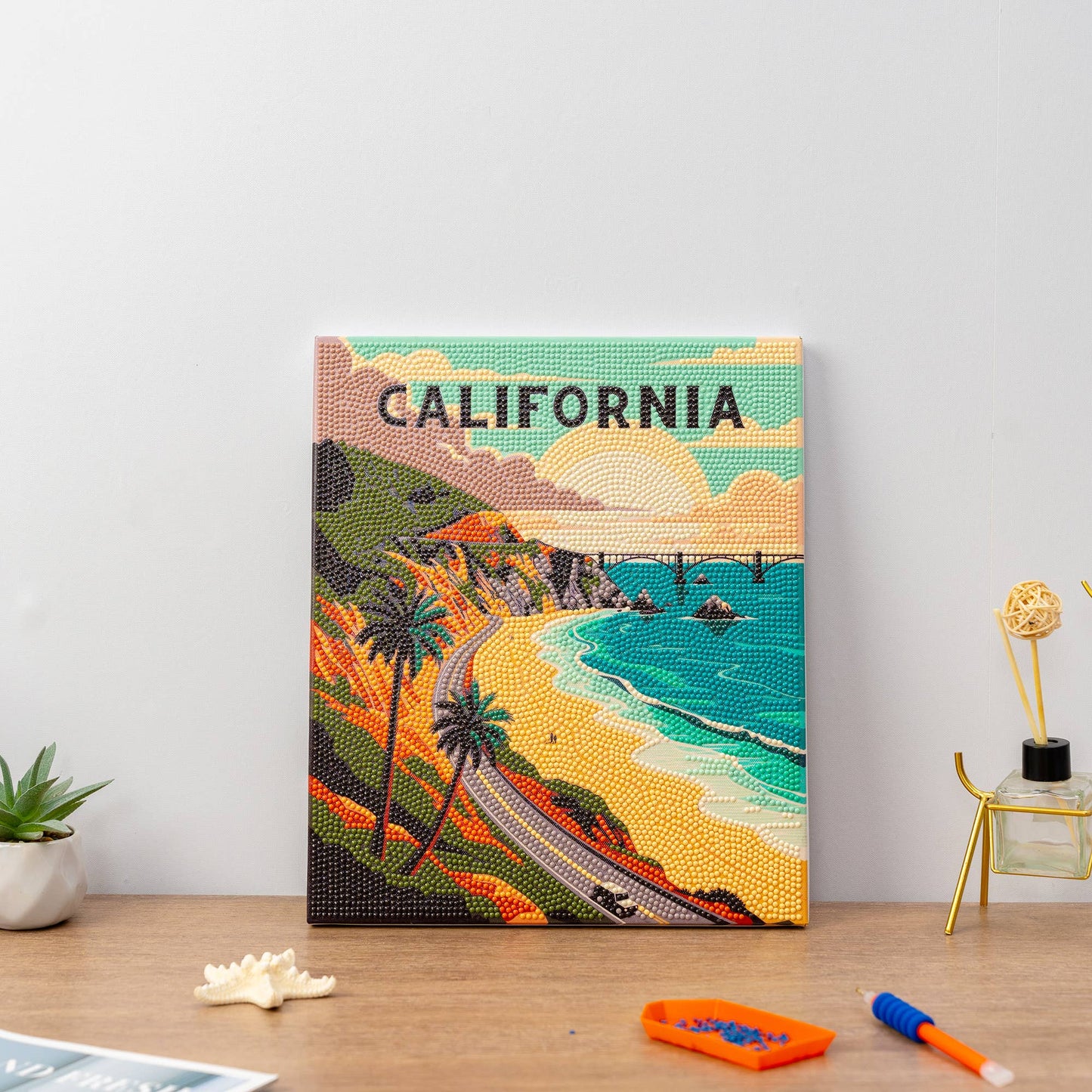 PixelPop™ Diamond Art — Reset - States Series - California