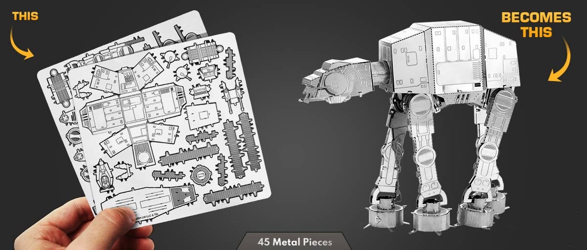 3D Metal Puzzle - AT-AT Star Wars