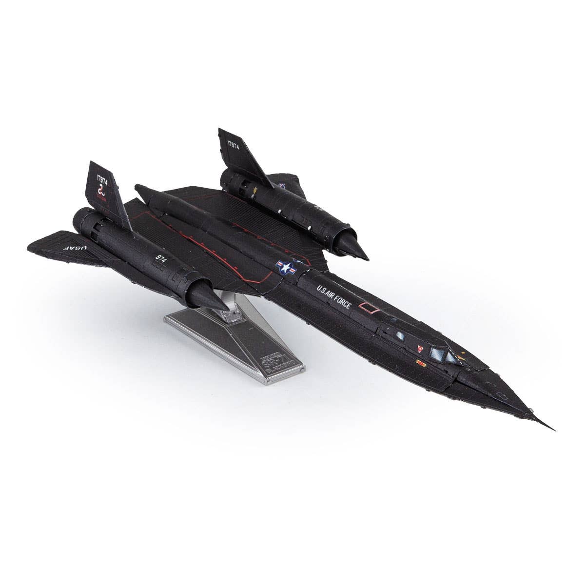 3D Metal Puzzle - Lockheed® SR-71® Blackbird® Metal Earth Model Kit