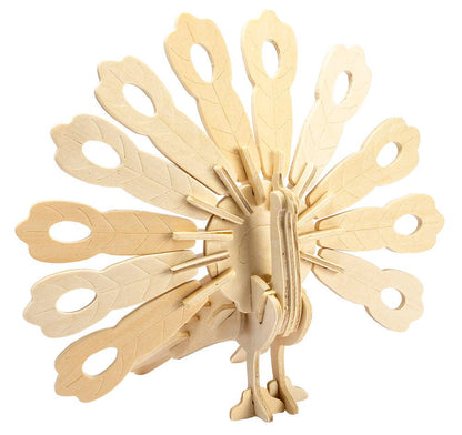 3D Wooden Puzzle Bundle Pack: Bird Animals