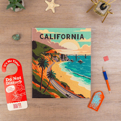 PixelPop™ Diamond Art — Reset - States Series - California
