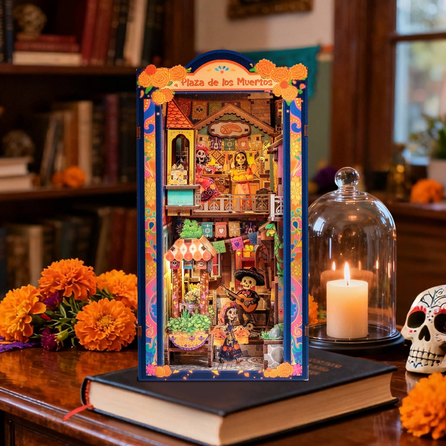 DIY Book Nook Kit: Plaza de los Muertos
