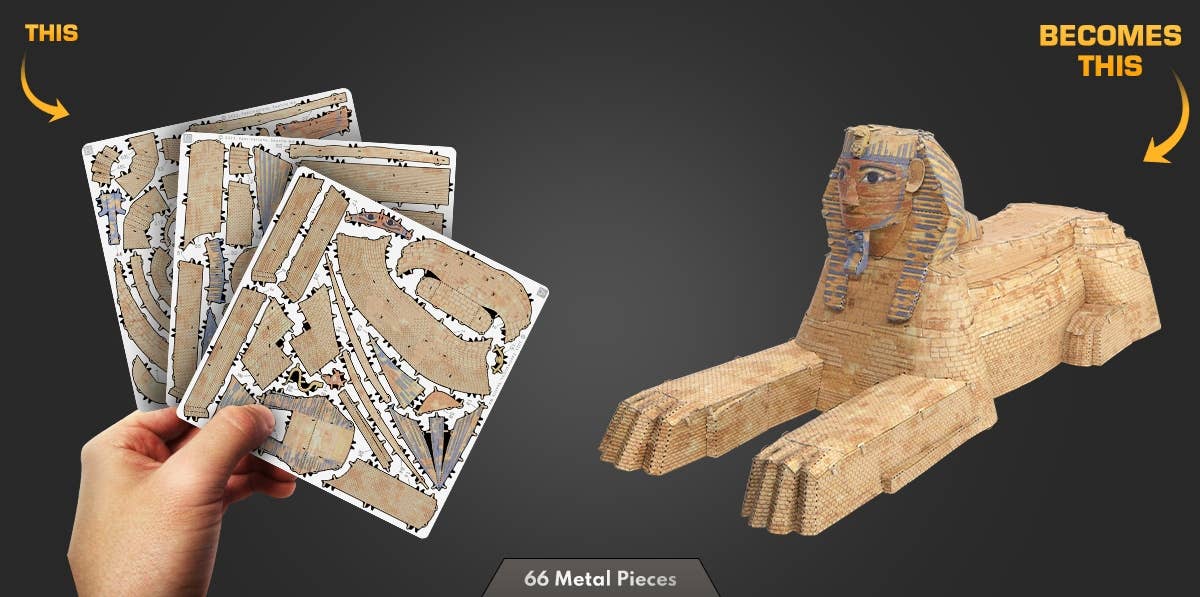 3D Metal Puzzle - Sphinx of Egypt Metal Puzzle