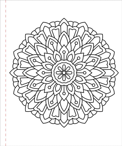 Large Print Coloring Book -  Color Me Calm