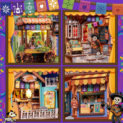 DIY Book Nook Kit: Plaza de los Muertos