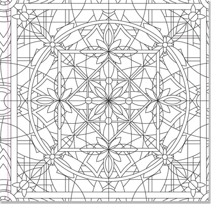 Kaleidoscope Designs Artist's Coloring Book