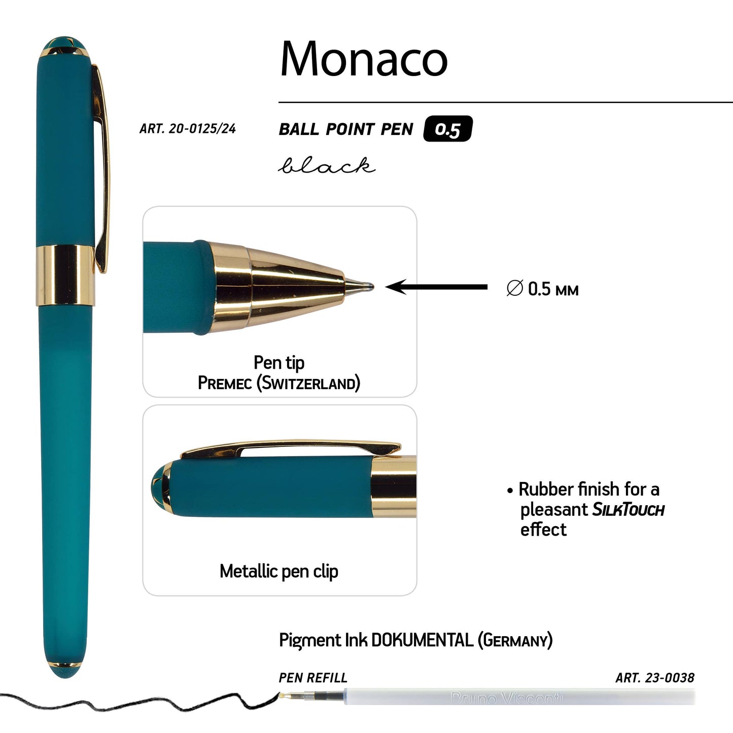 Monaco - Emerald Ballpoint Pen