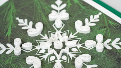 Snowflake Small Quilling Card