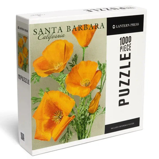 California Poppy Santa Barbara 1000 Piece Jigsaw Puzzle