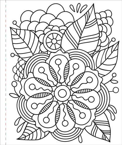 Large Print Coloring Book -  Color Me Calm