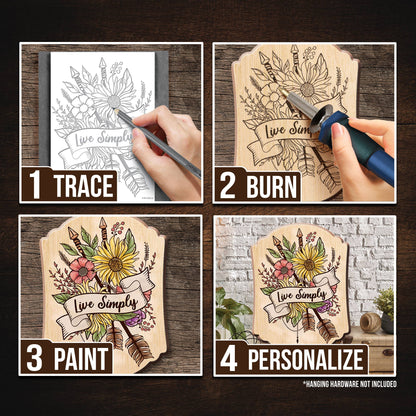 ArtSkills Wood Burning Tool Kit 55 Piece Complete Craft Kit