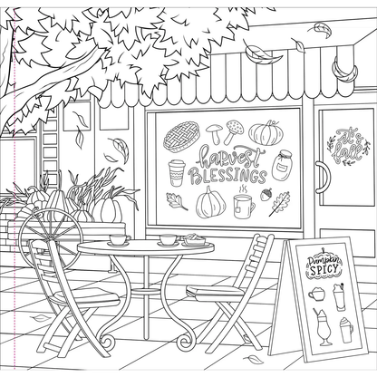 Autumn Dreams Adult Coloring Book