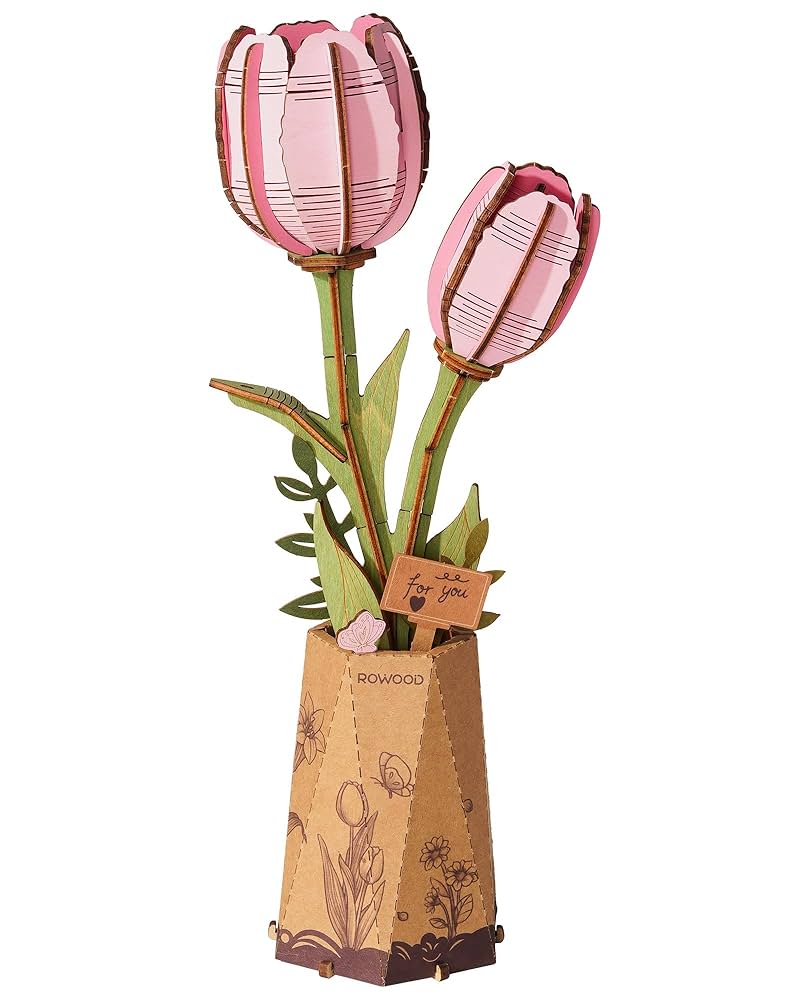 Wooden Bloom Craft Flowers