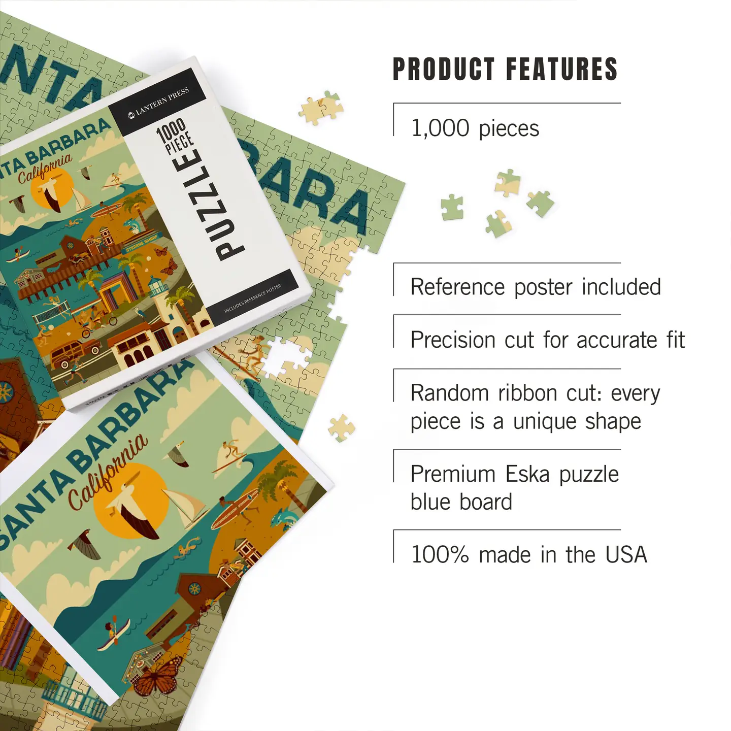 Downtown Santa Barbara Jigsaw Puzzle
