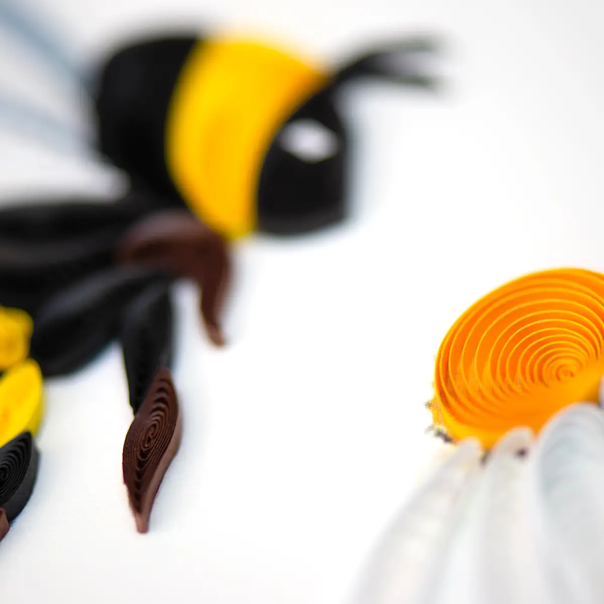 Bumble Bee Quilled Greeting Card