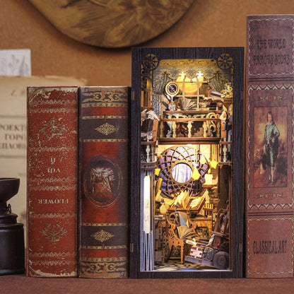 DIY Book Nook kit: Nebula Common Room with Dust Cover
