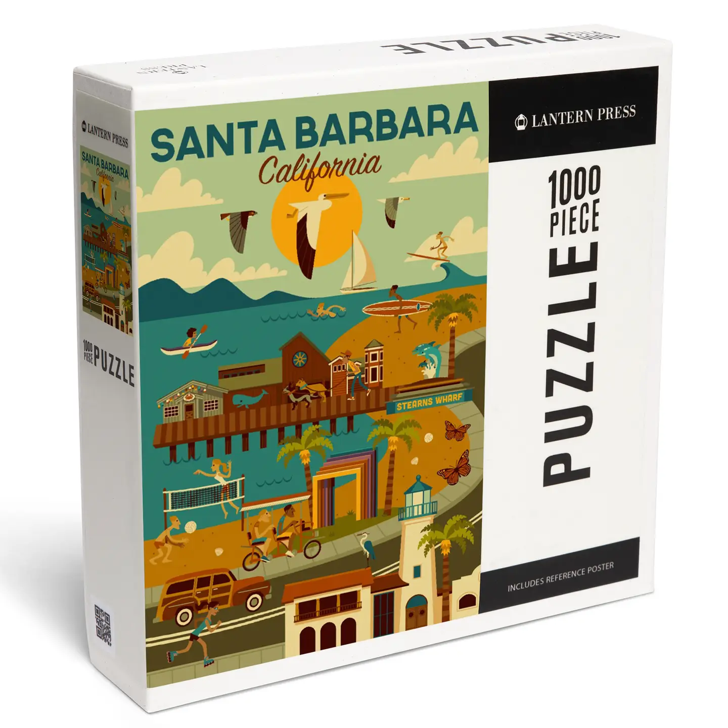 Downtown Santa Barbara Jigsaw Puzzle