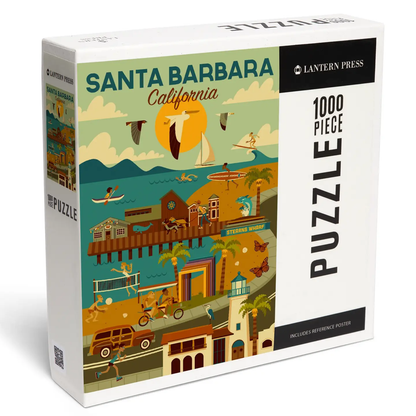 Downtown Santa Barbara Jigsaw Puzzle