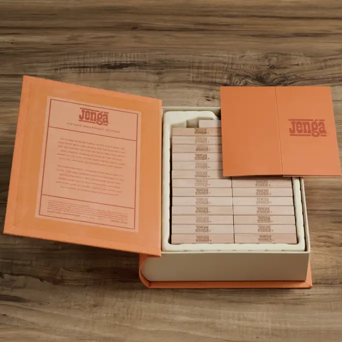 Jenga Vintage Bookshelf Edition