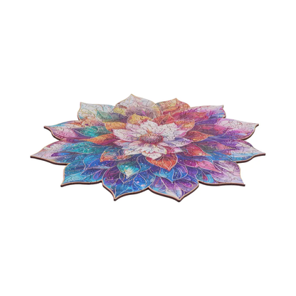 Rowood Mystic Mandala Flower 2D Wooden Puzzles