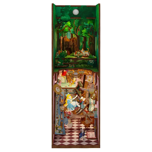Diy Miniature House Book Nook Kit: Alice's Adventure