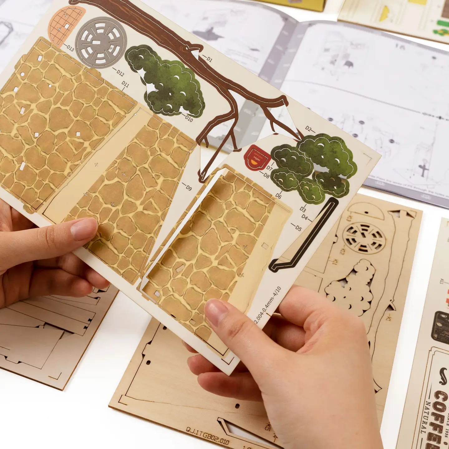 Diy Miniature House Book Nook Kit: Sunshine Town