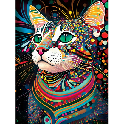 Black Cats - Prismatic Peggy 300 Piece EZ Grip Jigsaw Puzzle