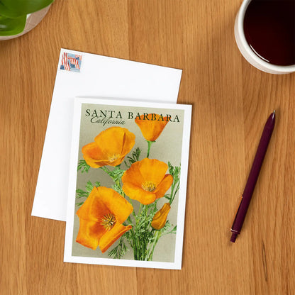 Santa Barbara Postcards - Poppies